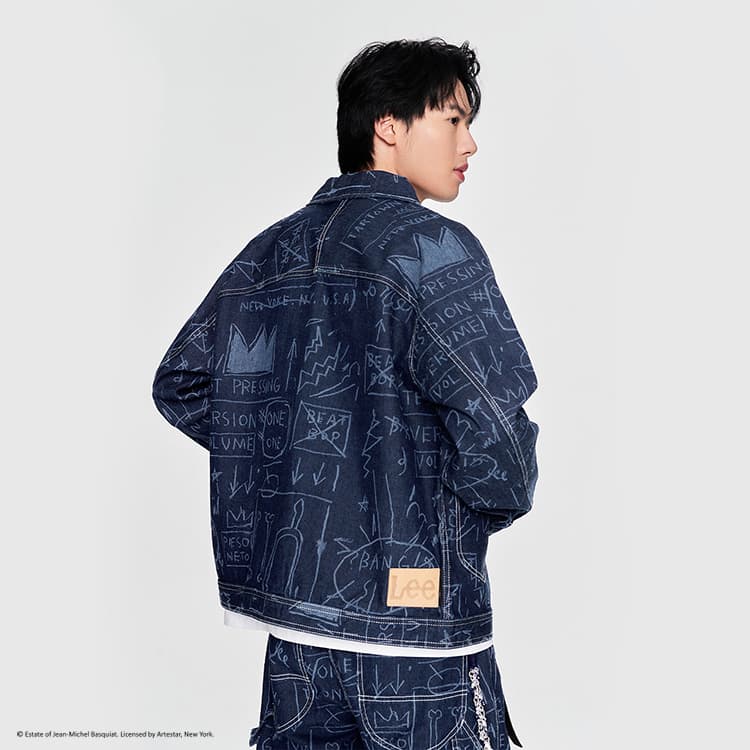 Джинсовая куртка Lee X Basquiat SS24 Laser Denim Jacket - изображение 6