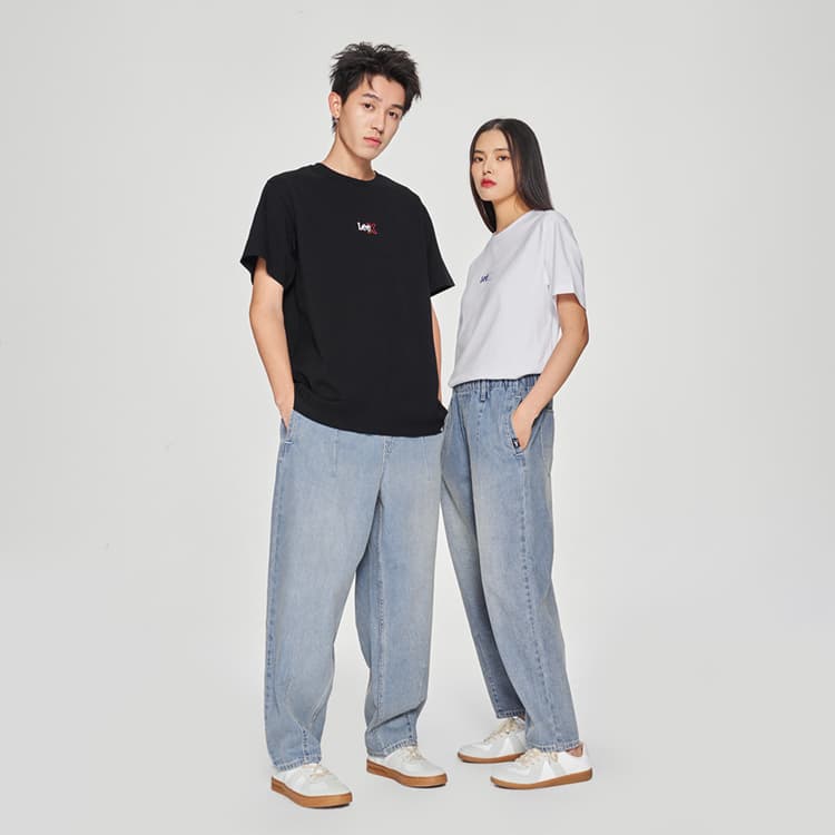 Штаны Lee SS25 Джинсы Унисекс Светло-Синий - изображение 3