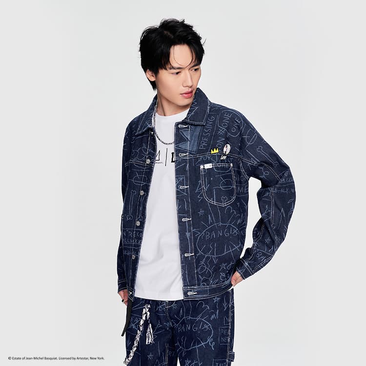 Джинсовая куртка Lee X Basquiat SS24 Laser Denim Jacket - изображение 7