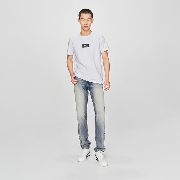 Штаны Lee SS25 Джинсы Мужские Винтаж Средне-Темно-Синий - изображение 3