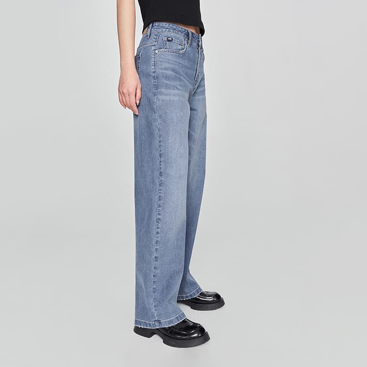 Джинсы Lee SS25 Джинсы Женские Средний Светло-Синий - изображение 5