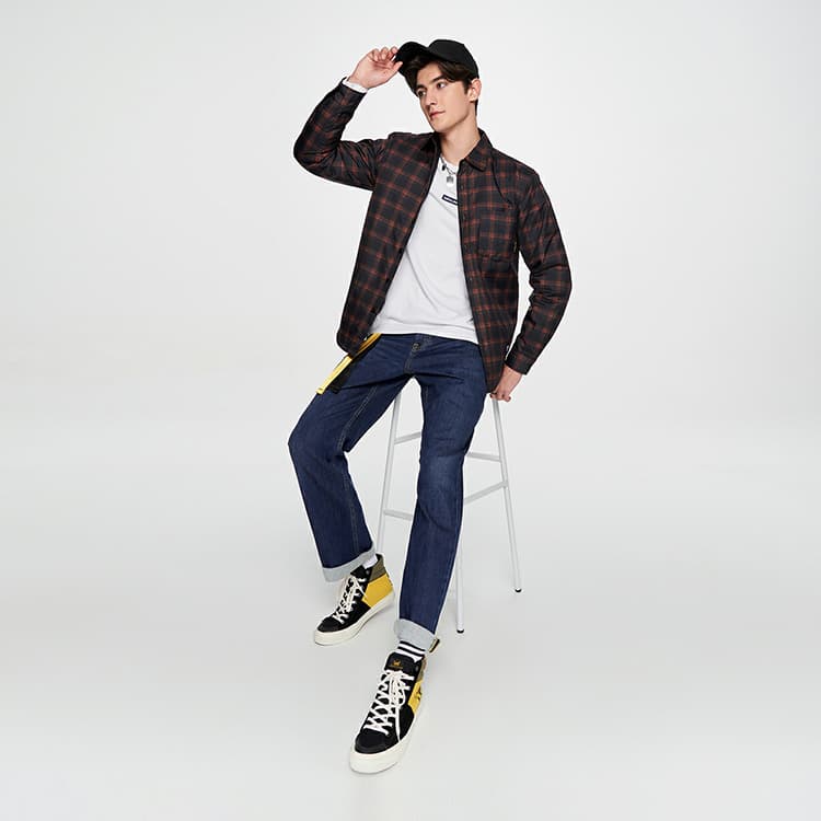 Штаны Lee FW23 Straight Jeans Mid Blue - изображение 5