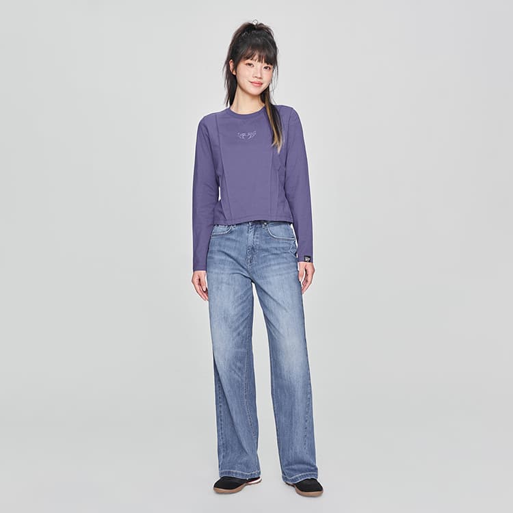 Джинсы Lee SS25 Джинсы Женские Средний Светло-Синий - изображение 5