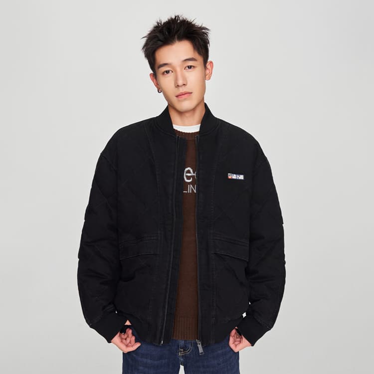 Зимняя куртка Lee Quilted Down Jacket Black - изображение 3