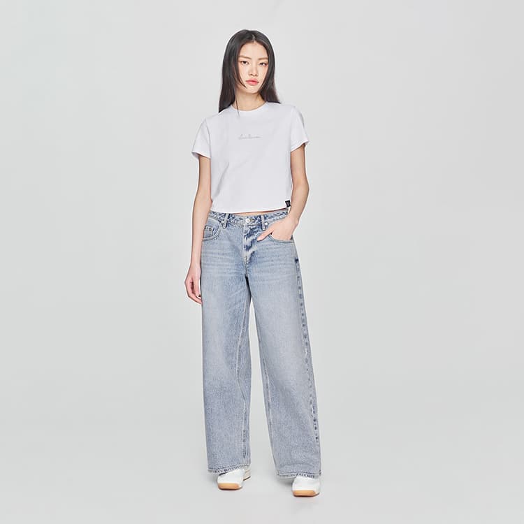 Джинсы Lee SS25 Джинсы Женские Светло-Синий - изображение 3