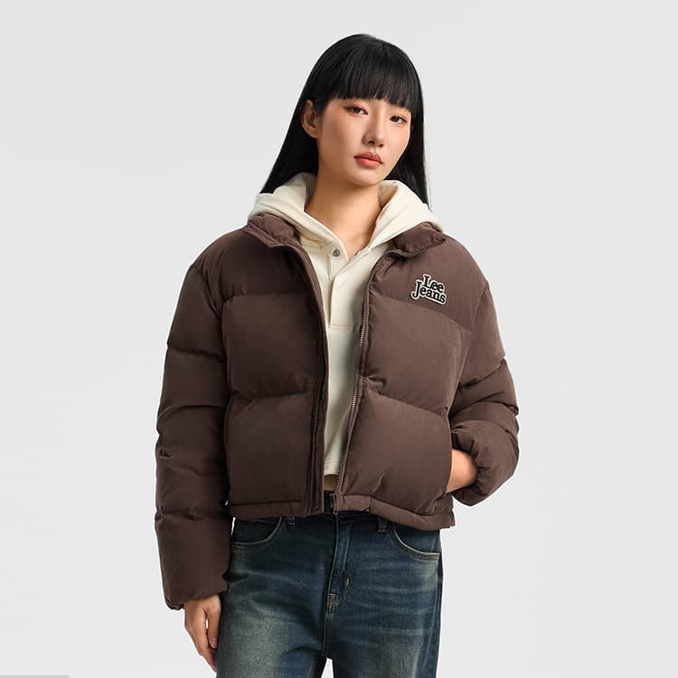 Пуховик Lee FW25 Пуховик Женский Шоколад - изображение 3