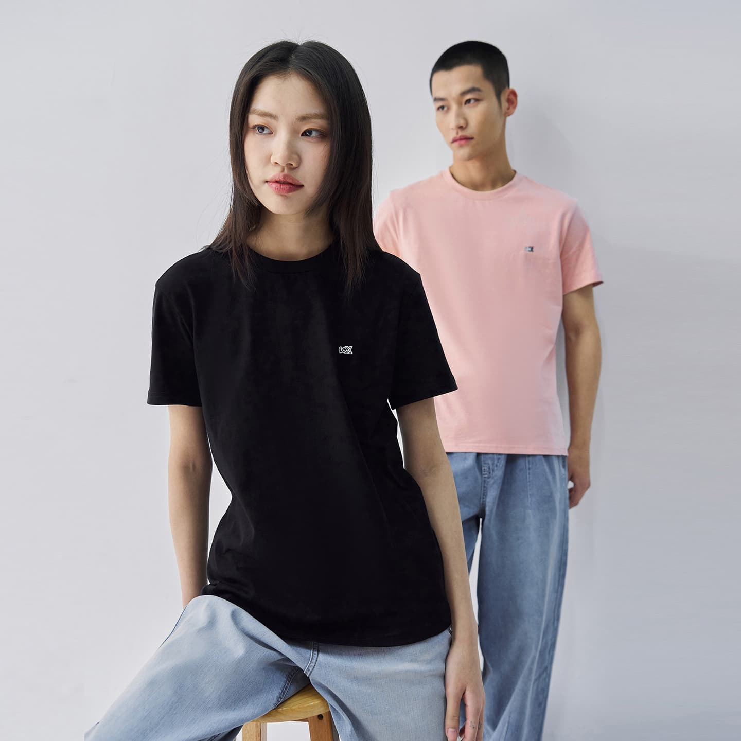 Футболка Lee Xline Logo Print Tee Black - изображение 7