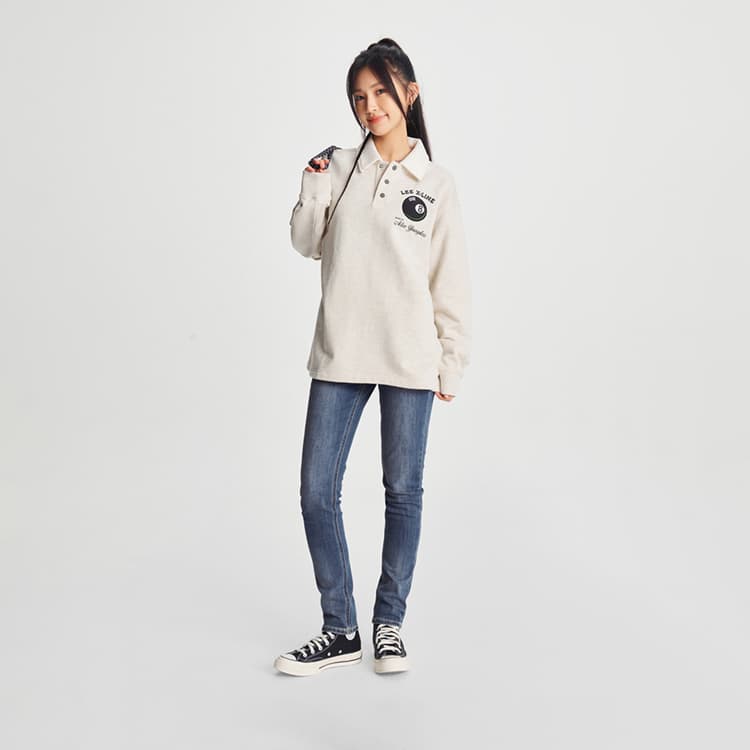 Худи Lee FW24 Oatmeal Grey - изображение 7