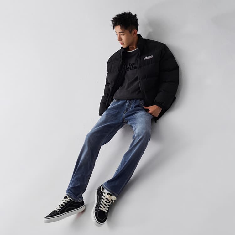 Зимняя куртка пуховик Lee FW24 Хлопковый пуховик Мужской Черный - изображение 5