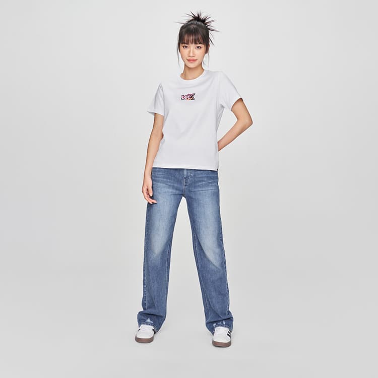 Джинсы Lee SS25 Джинсы Женские Средне-синий - изображение 3