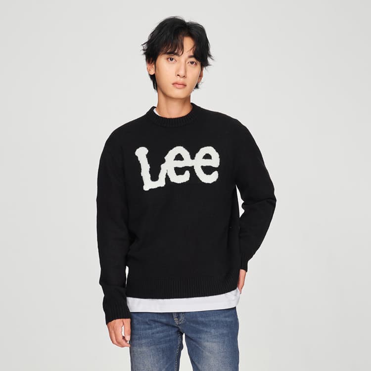 Кофта Lee Черные Мужские Свитера - изображение 4