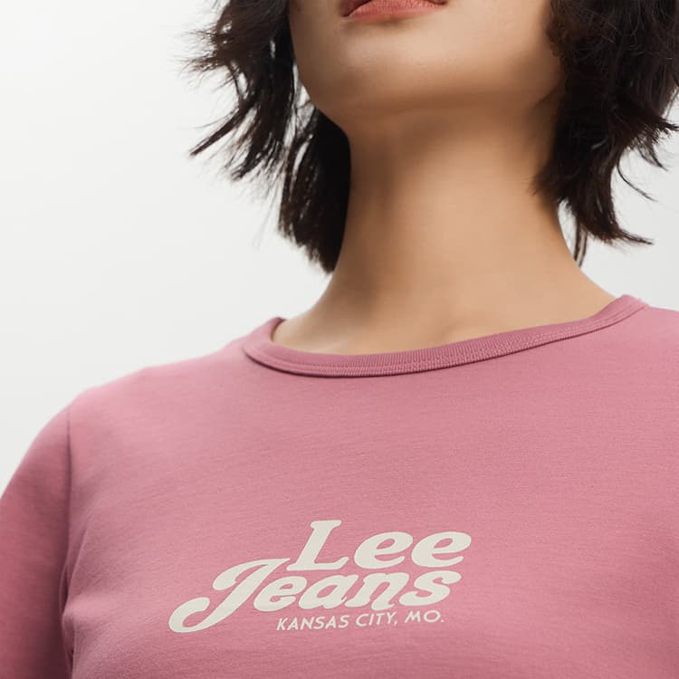 Футболка Lee Женские T-рубашки - изображение 6