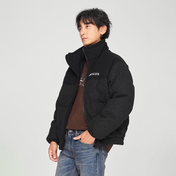 Зимняя куртка Lee FW24 Пуховик Мужской Темно-Серый - изображение 6