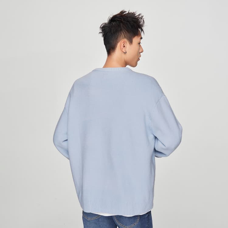 Кофта Lee FW24 Свитер Унисекс Небесный Далёкий - изображение 8