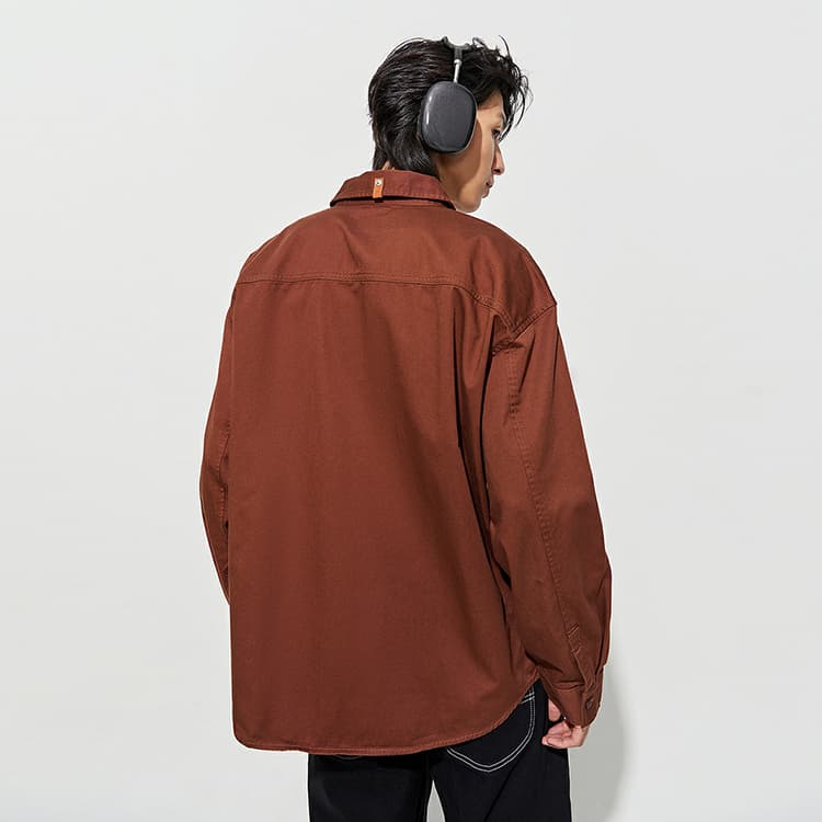 Рубашка Lee FW23 Brown Shirt - изображение 7