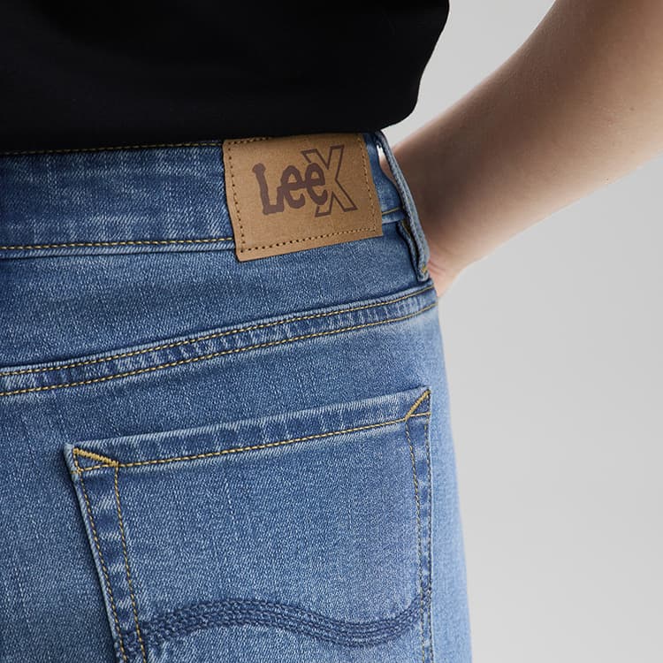 Джинсы Lee Medium Blue Women's Jeans Ли Мидни Блу Женский Джинсы - изображение 7