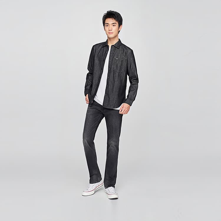 Штаны Мужские джинсы Lee co-branded model - изображение 6