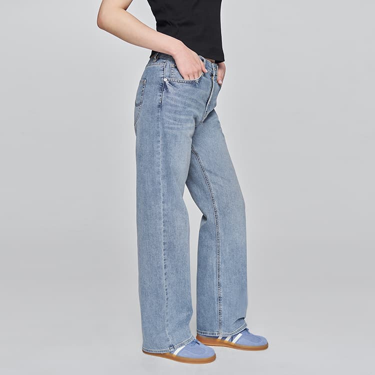Джинсы Lee SS25 Джинсы Женские Светло-Синий - изображение 6