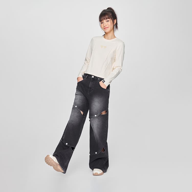 Футболка Lee SS25 Standard (Стандартная) T-Рубашка Женская Экрю - изображение 3