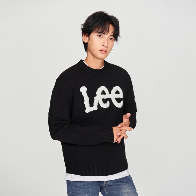 Кофта Lee Черные Мужские Свитера - изображение 5