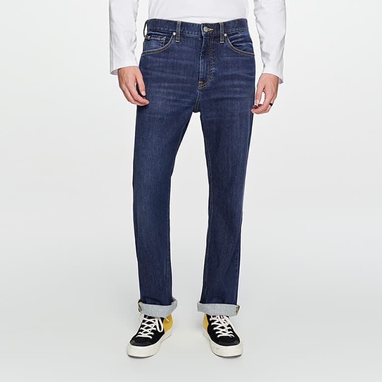 Штаны Lee FW23 Straight Jeans Mid Blue - изображение 3