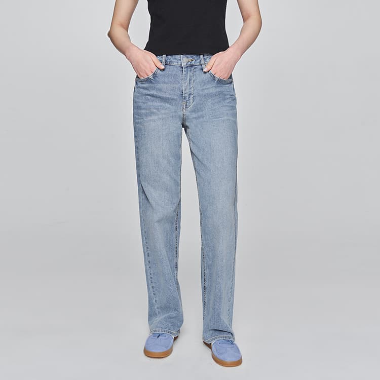 Джинсы Lee SS25 Джинсы Женские Светло-Синий - изображение 5