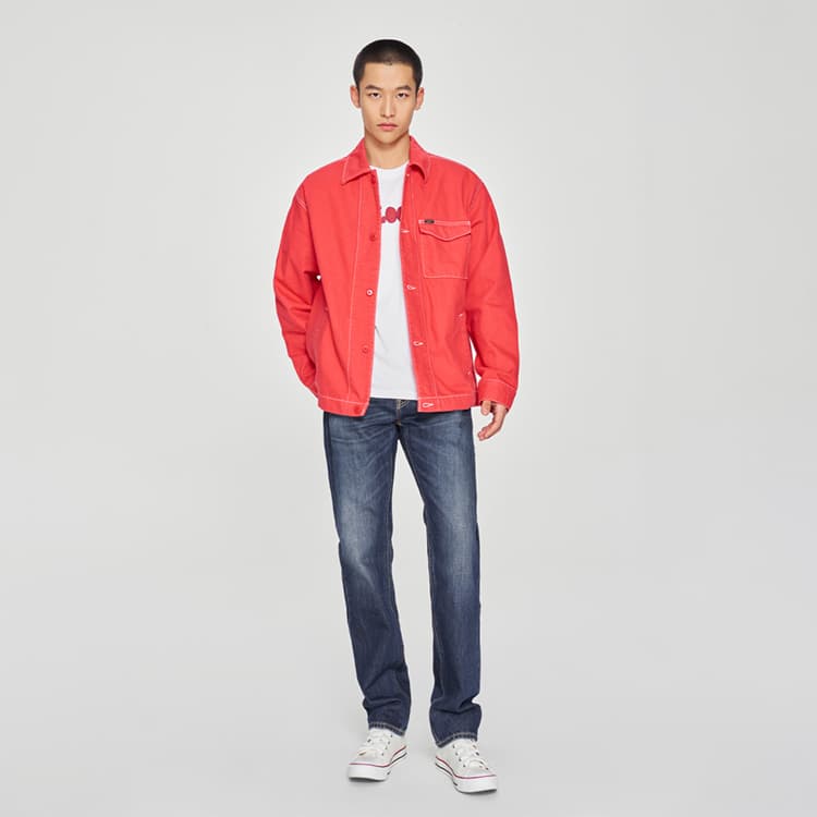 Куртка Мужская куртка Lee co-branded красного цвета - изображение 3