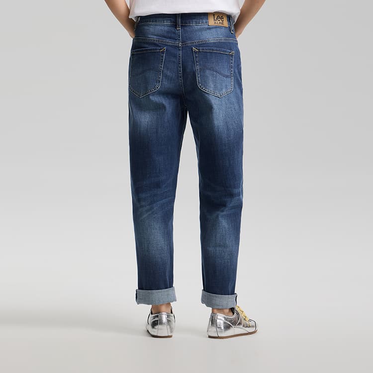 Джинсы Lee Medium Dark Blue Women's Jeans Ли Мид Темно-Синий Женские Джинсы - изображение 6