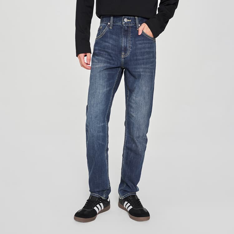 Штаны Lee SS25 Джинсы Мужские Средне-Темно-Синие - изображение 5