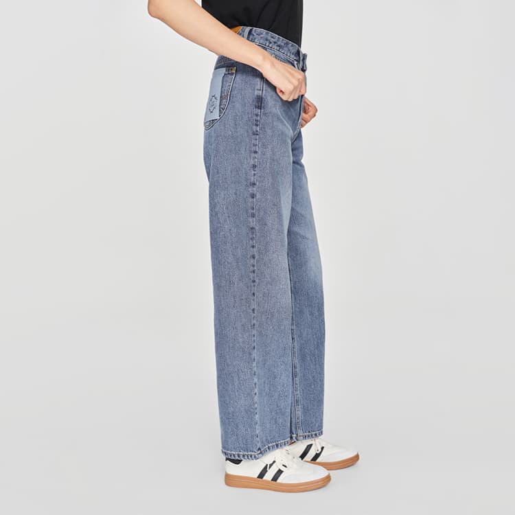 Джинсы Lee SS25 Джинсы Женские Средний Светло-Синий - изображение 5