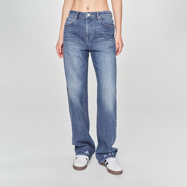 Джинсы Lee SS25 Джинсы Женские Средне-синий - изображение 4