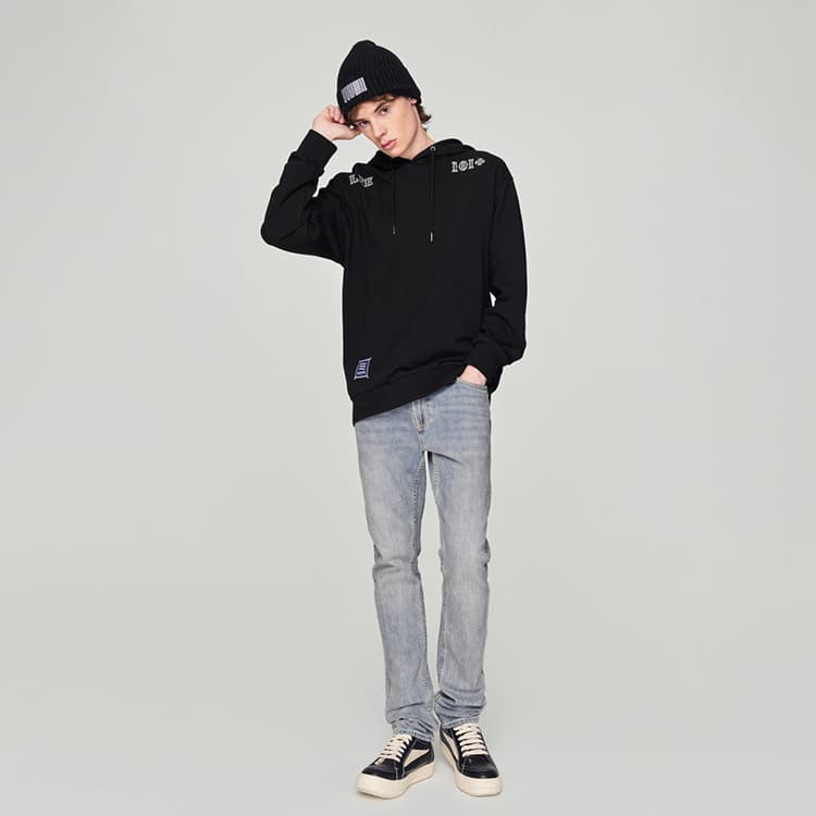 Худи Lee 101+ Hoodie Black - изображение 3