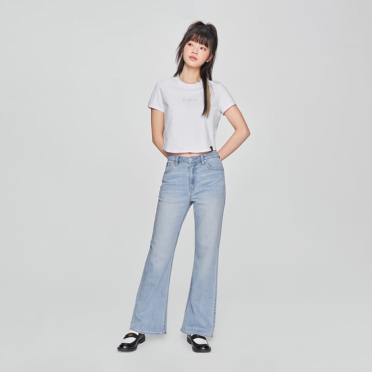 Джинсы Lee SS25 Джинсы Женские Светло-Синий - изображение 4