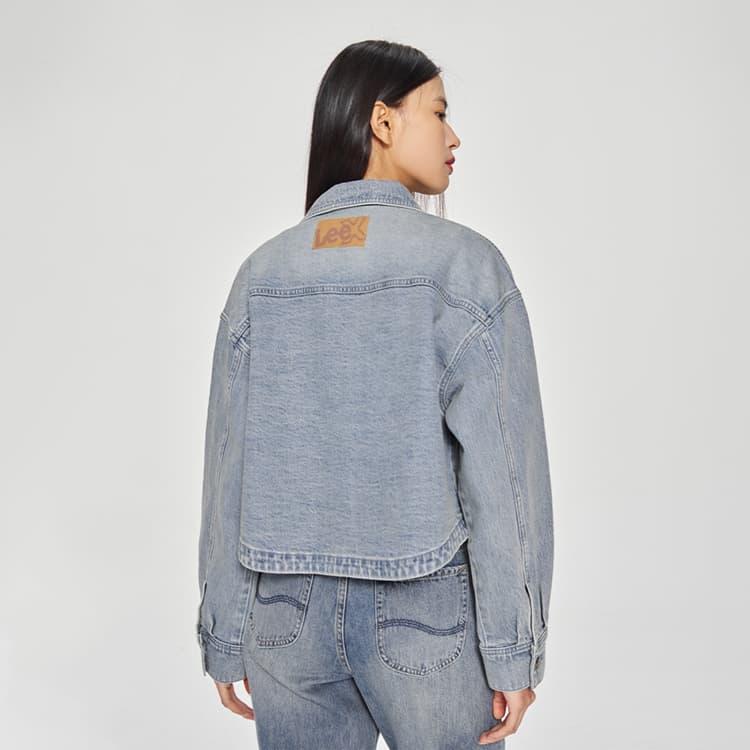 Lee SS25 Пальто Женское Светло-Синий - изображение 3