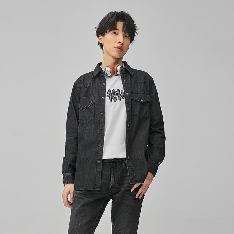 Джинсовая куртка Lee Denim Jacket Black - изображение 3