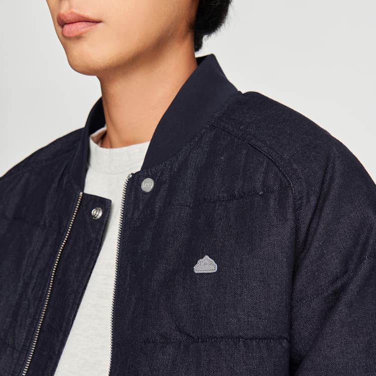 Зимняя куртка Lee FW24 Letter Zip Down Jacket - изображение 7