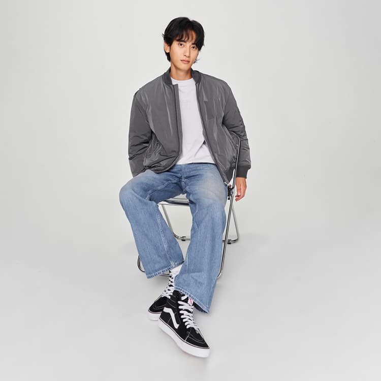 Зимняя куртка Lee FW24 Пуховик Мужской Железо Серый - изображение 4