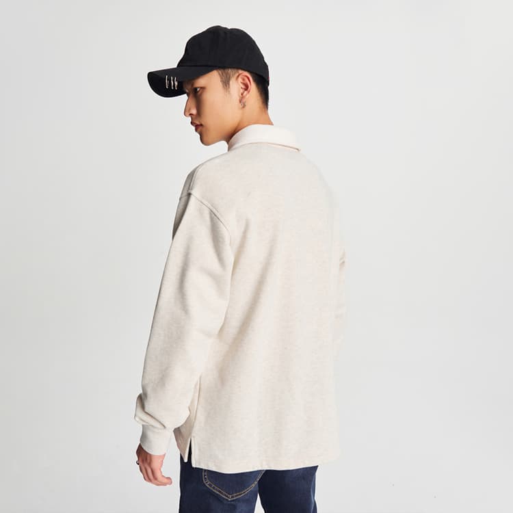 Худи Lee FW24 Oatmeal Grey - изображение 8