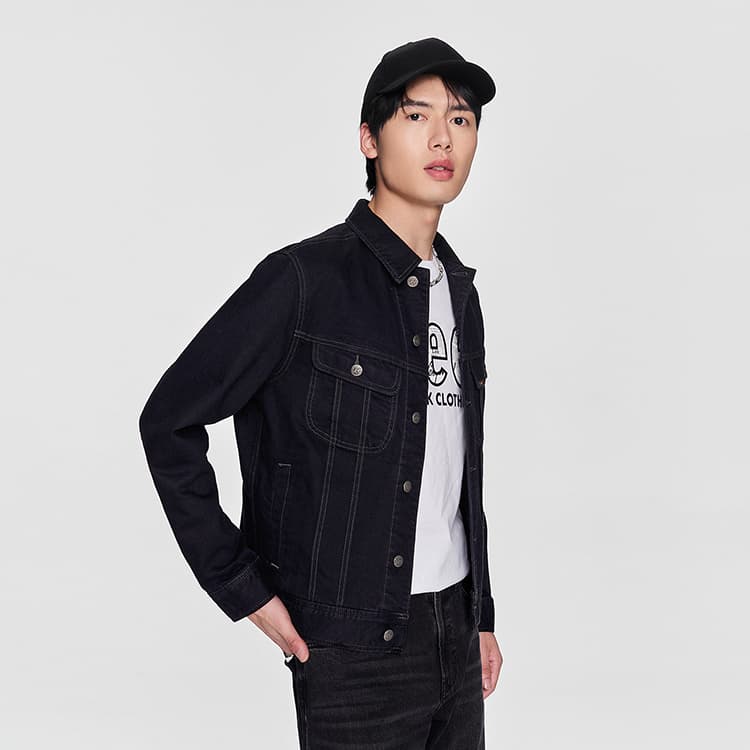 Джинсовая куртка Lee SS24 Denim Jacket Black - изображение 4