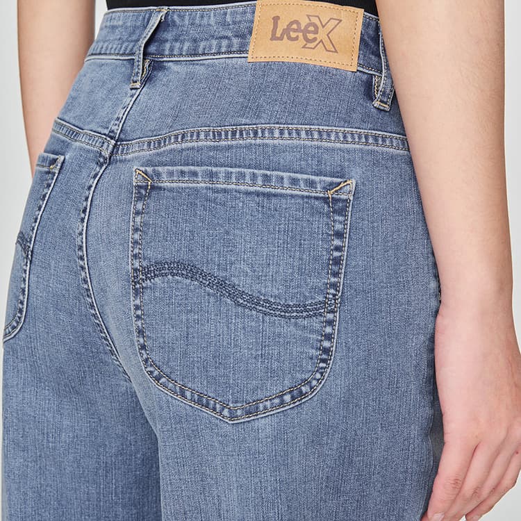 Джинсы Lee SS25 Джинсы Женские Средний Светло-Синий - изображение 7