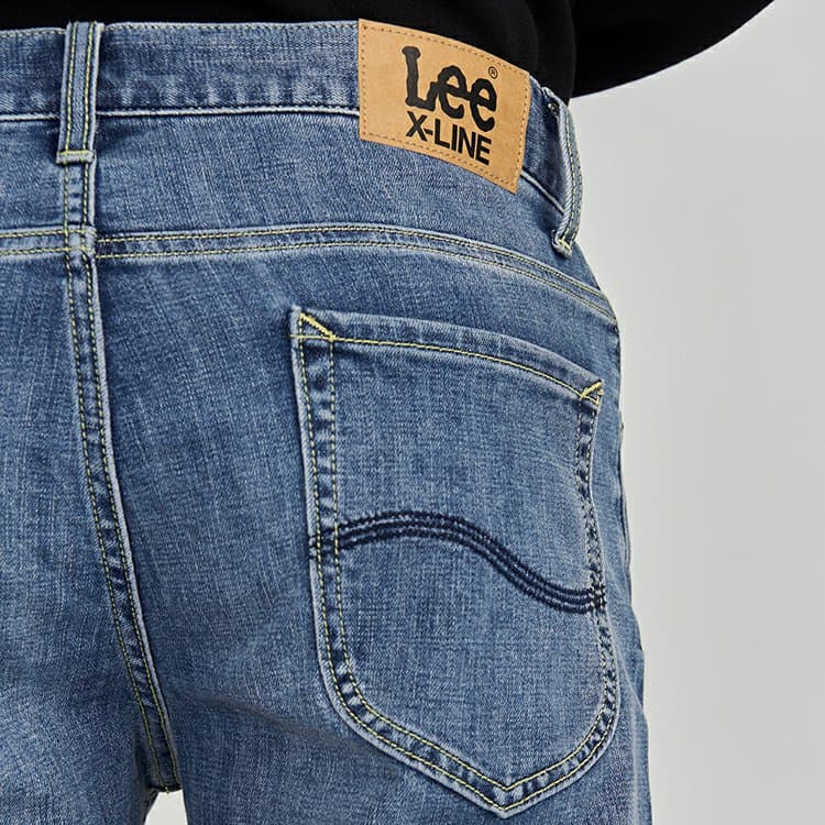 Штаны Lee FW24 Джинсы Мужские Средний Светло-Синий - изображение 3