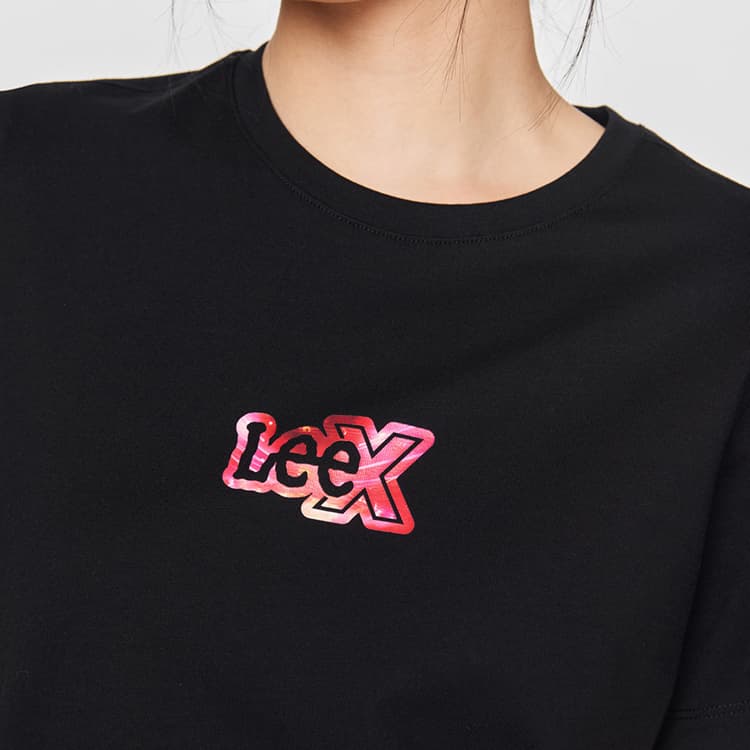 Футболка Lee SS25 Standard (Standard) T-Shirt Женская Черная - изображение 8