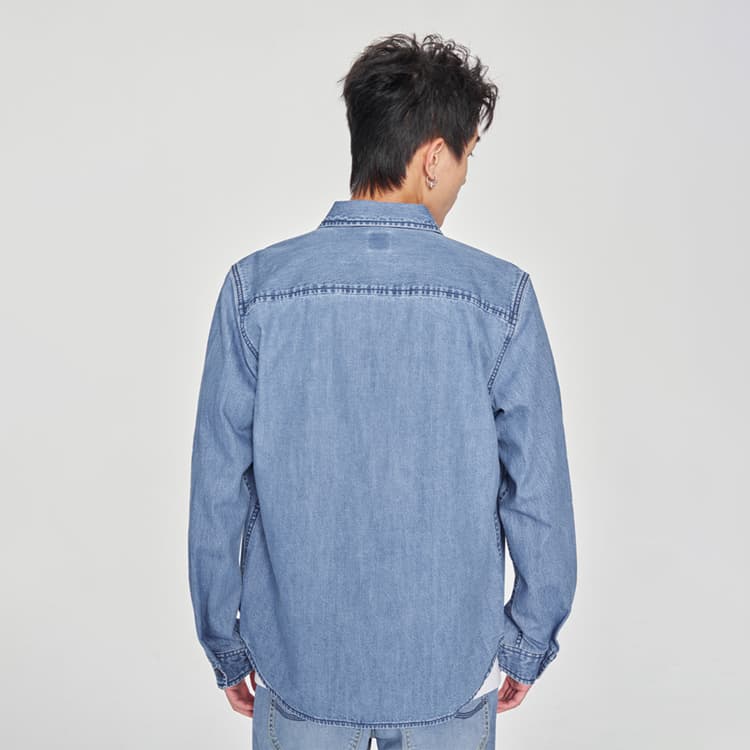 Рубашка Lee SS25 Рубашка Мужская Светло-Синяя - изображение 7