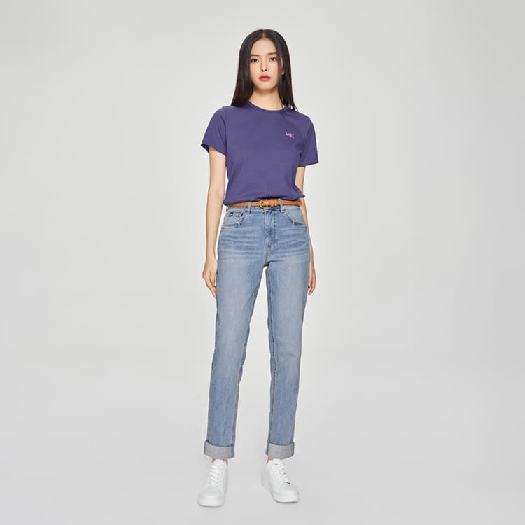 Джинсы Lee SS25 Джинсы Женские Светло-Синий - изображение 3
