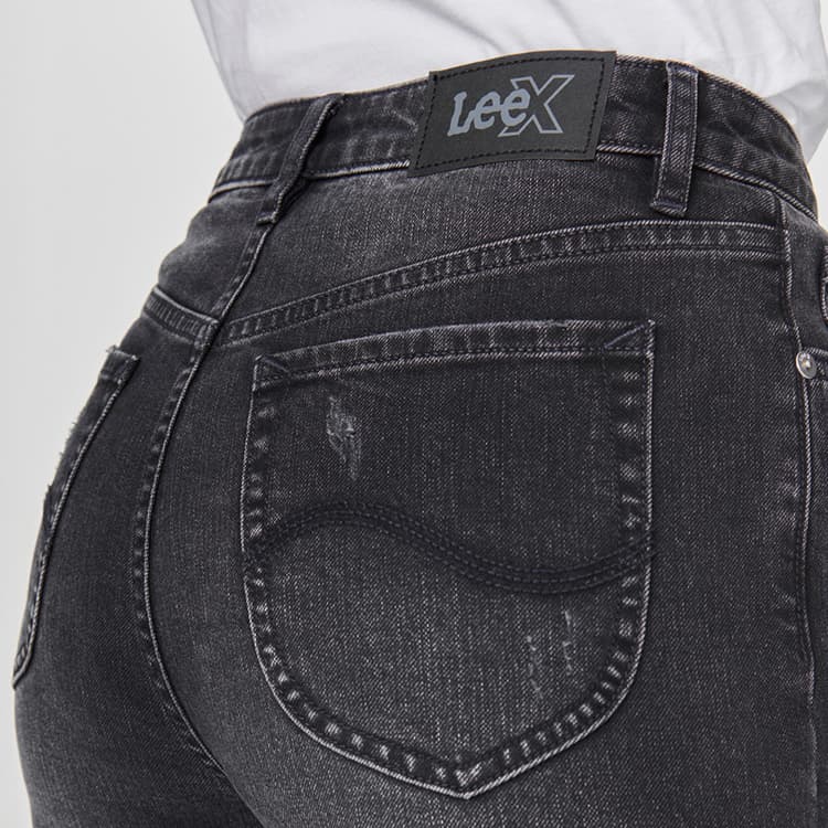 Джинсы Lee SS25 Джинсы Женские Черный Серый - изображение 8