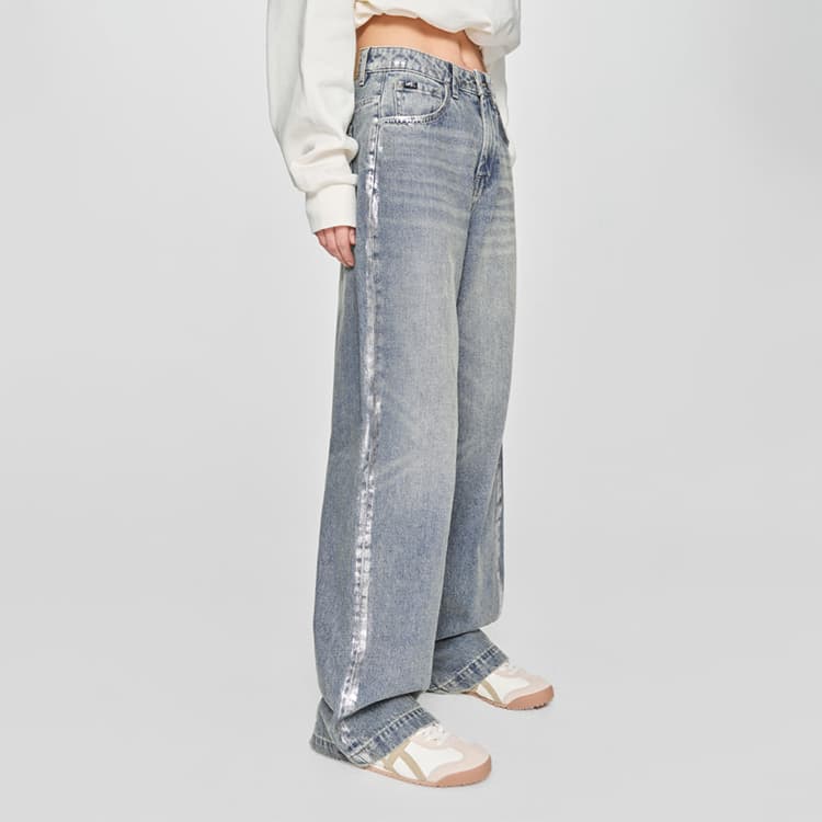 Джинсы Lee SS25 Джинсы Женские Винтажный Светло-Синий - изображение 5