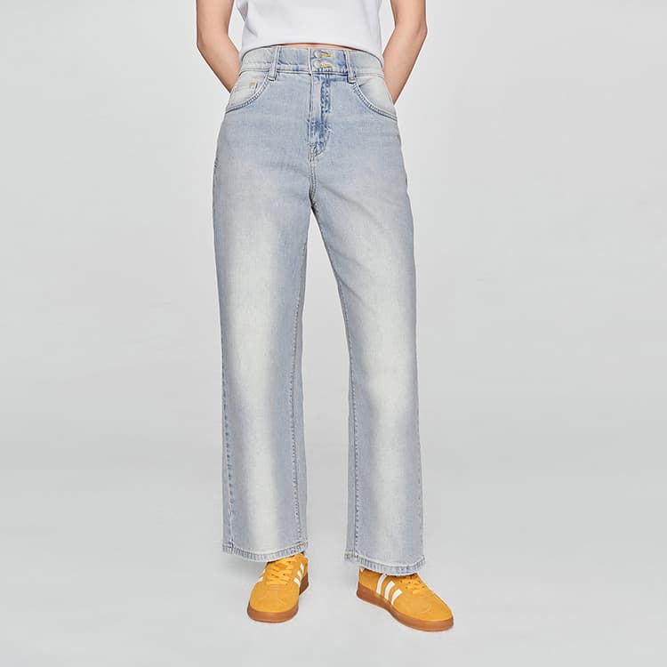 Джинсы Lee SS25 Джинсы Женские Светло-Синий - изображение 4