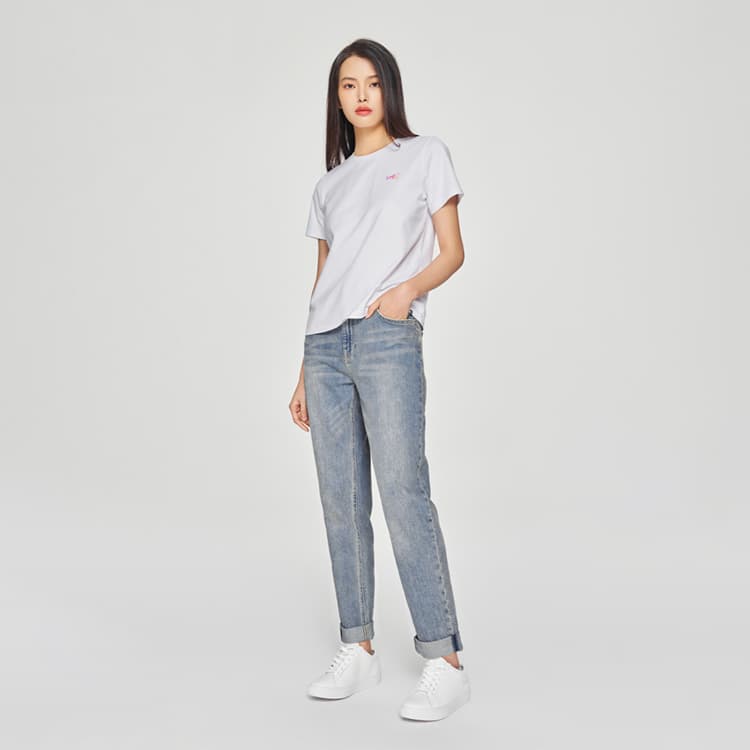 Джинсы Lee SS25 Джинсы Женские Винтажный Светло-Синий - изображение 3