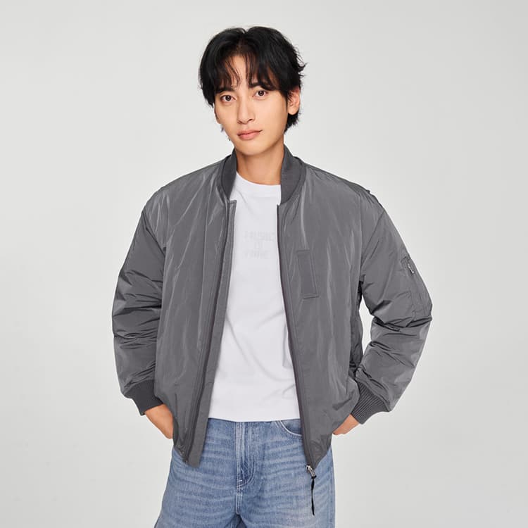 Зимняя куртка Lee FW24 Пуховик Мужской Железо Серый - изображение 5
