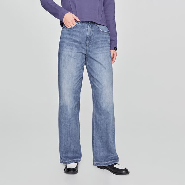 Джинсы Lee SS25 Джинсы Женские Средний Светло-Синий - изображение 6